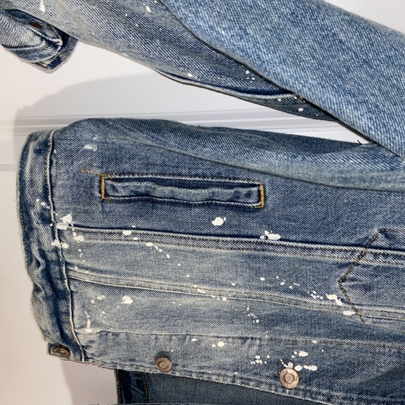 TNA Yamashita Paint Splatter Denim Jacket - Picture 4 of 7